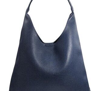 Hobo Black Bags for Women Soft Vegan Leather Slouchy Tote Shoulder Handbag